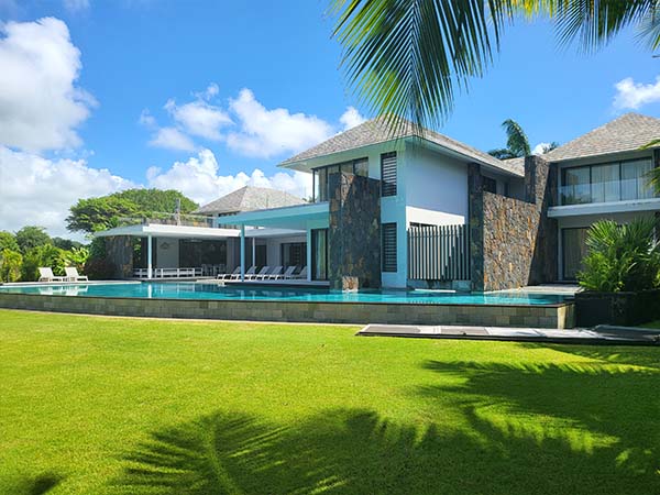 Location de la villa Aquavilla, 5 chambres sur l'Ahanita Golf Club, Île Maurice