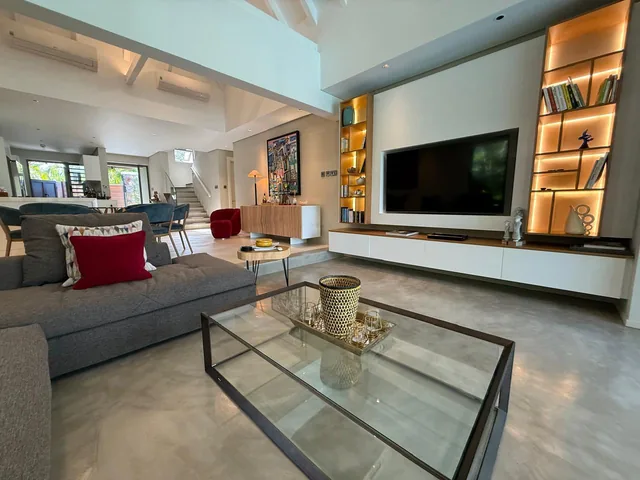 Villa Dei Melici, Living room seating and décor