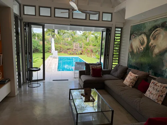 Villa Dei Melici, View from the living room towards the pool