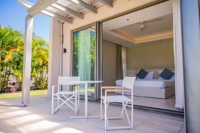 Villa Elysium — Private terrace outside the bedroom