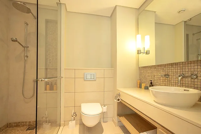 Villa Tiare, Salle de bains avec douche