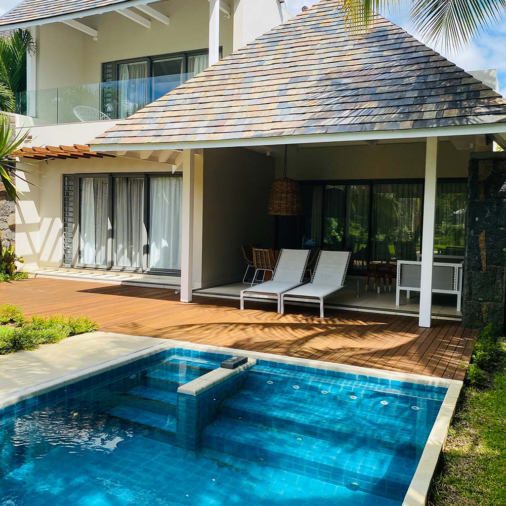 Location de la villa Yokohono, 3 chambres sur l'Anahita Golf Club, Mauritius